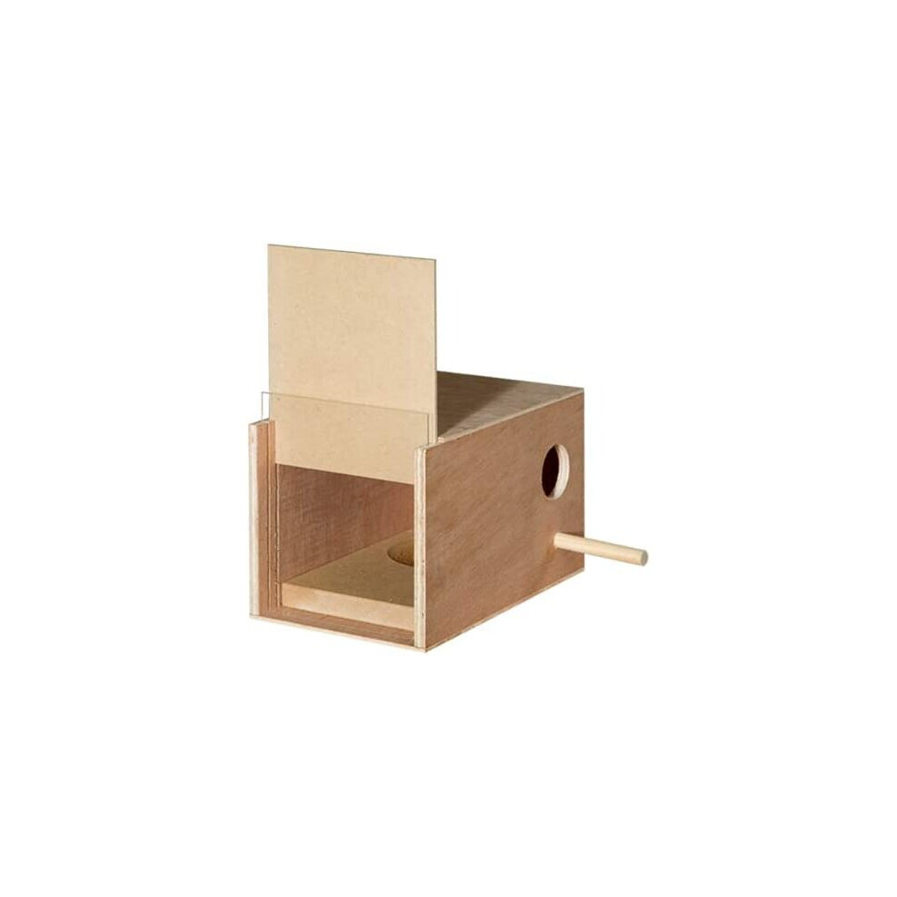 The Hutch Company Easy View Budgie Nesting Box With Free Concave