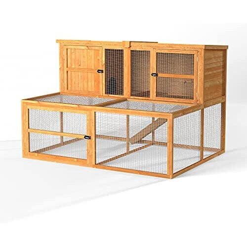 6ft Kendal Outdoor Rabbit Hutch and Run on OnBuy