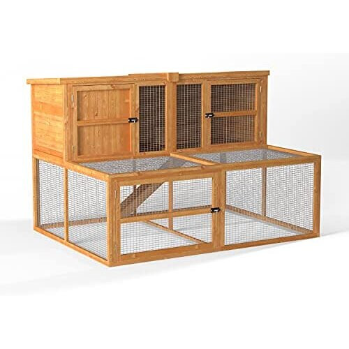6ft Kendal Outdoor Rabbit Hutch and Run on OnBuy