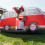 Volkswagen Official Red VOLKSWAGEN Kids Pop Up Campervan Split Screen Indoor & Outdoor Play Tent 2