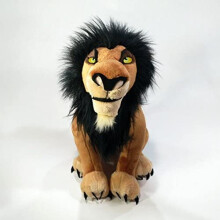 CGDZ Plush toy The Lion King Scar Plush Toy Soft Stuffed Animals 34cm