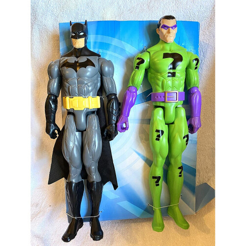 Disney D Batman and Riddler Set of 2 action figures- dolls - Without box