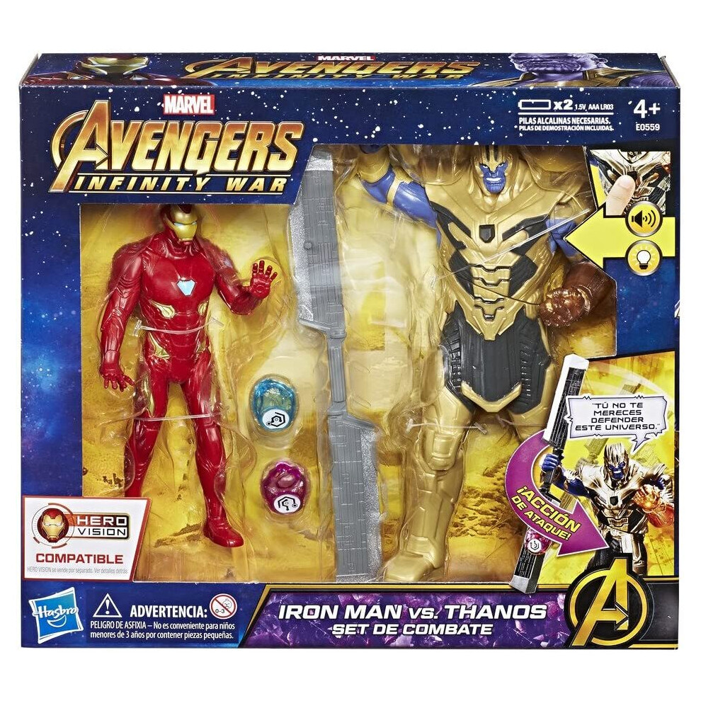 Marvel Avengers: Infinity War Iron Man vs. Thanos Battle Set