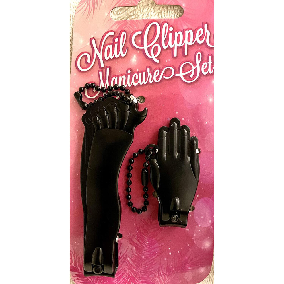 tes Nail Clippers 2 Pcs Nail Cutter Set Toenail Fingernail Clippers