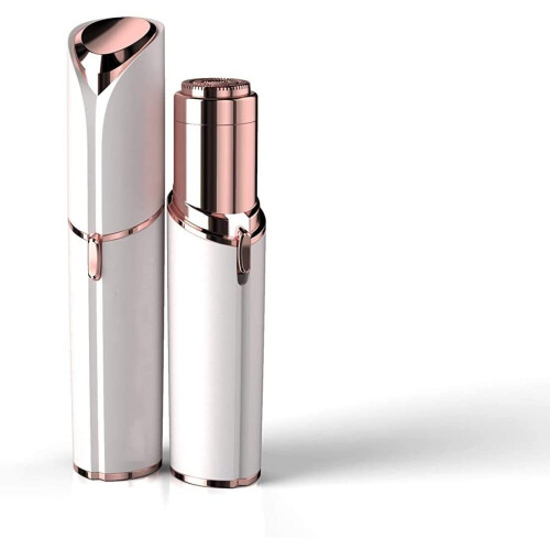 Finishing Touch Flawless Facial Hair Remover - Painless, AA Battery Operated, Portable Lipstick-Style Device with Built-In Light