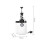 3L Car Brake Fluid Bleeder Bleeding Fluid Tool w/ Pressure Gauge 9