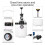 3L Car Brake Fluid Bleeder Bleeding Fluid Tool w/ Pressure Gauge 2