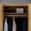 Home Discount (Pine) Riano 2 Door Wardrobe Hanging Rail Shelf Storage 5