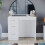 Vida Designs (White) Riano 3 Drawer Dressing Table Makeup Computer Desk 7