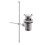 NES Home Basin Sink Pop-Up Waste Plug Push Pull Rod Lever Kit Bathroom Chrome Finish 1