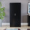 Home Discount (Black) Riano 2 Door Wardrobe Hanging Rail Shelf Storage 8