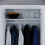 Home Discount (White) Riano 2 Door Wardrobe Hanging Rail Shelf Storage 5