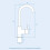 NES Home Kitchen Single Lever Mixer Tap with Diffuser 360 Swivel Matte Black Manhattan 5
