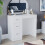Vida Designs (White) Riano 3 Drawer Dressing Table Makeup Computer Desk 1