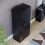 Home Discount (Black) Riano 2 Door Wardrobe Hanging Rail Shelf Storage 7