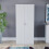 Home Discount (White) Riano 2 Door Wardrobe Hanging Rail Shelf Storage 8