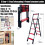 5+6 Step Telescoping Ladder A-Frame Aluminum Folding Extendable 1