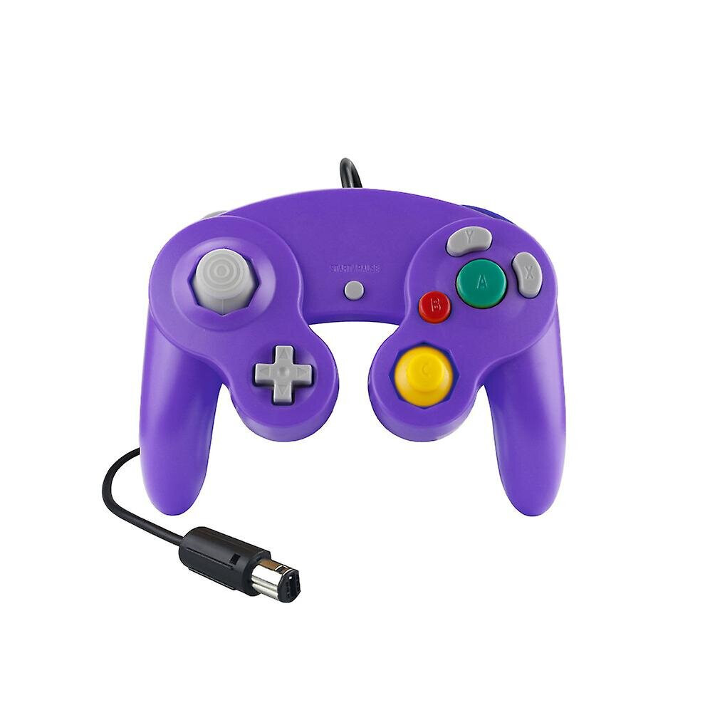 (Purple) Wired Ngc Game Controller Gamepad Game Cube Controller Handheld Joystick For Nintendo Purple 760954522026