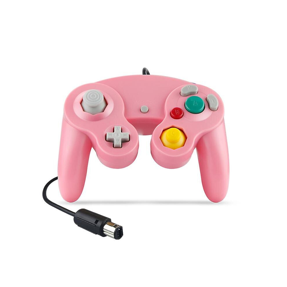 (Pink) Wired Ngc Game Controller Gamepad Game Cube Controller Handheld Joystick For Nintendo Pink 760954521999