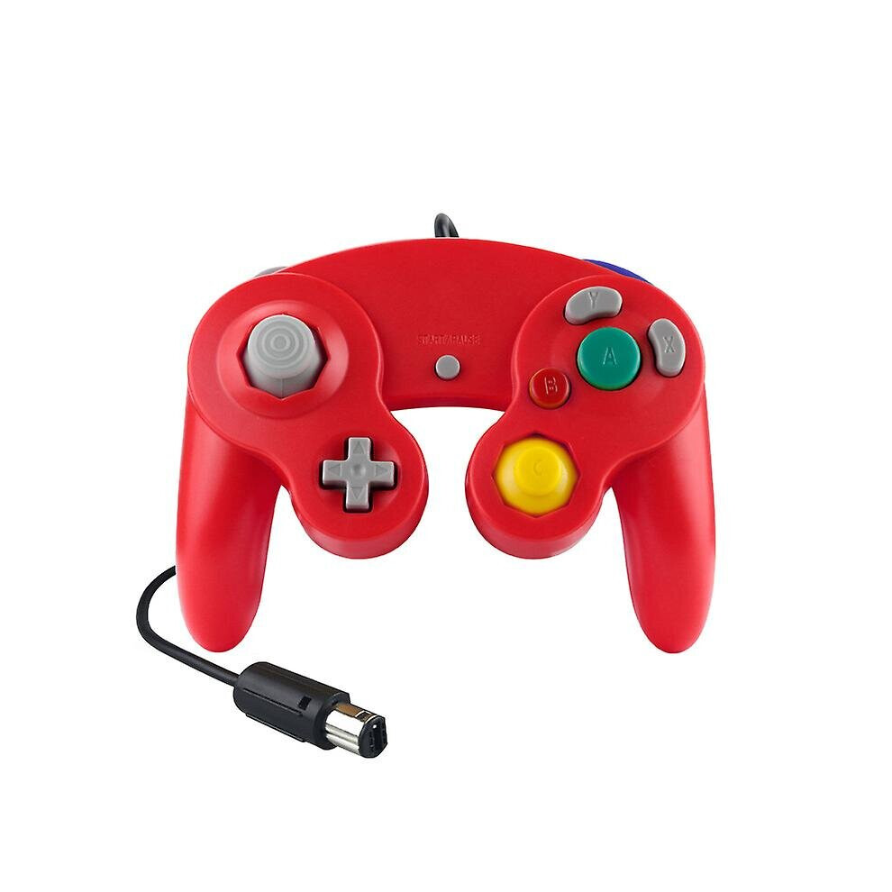 (Red) Wi Ngc Game Controller Gamepad Game Cube Controller Handheld Joystick For Nintendo Red 760954522170
