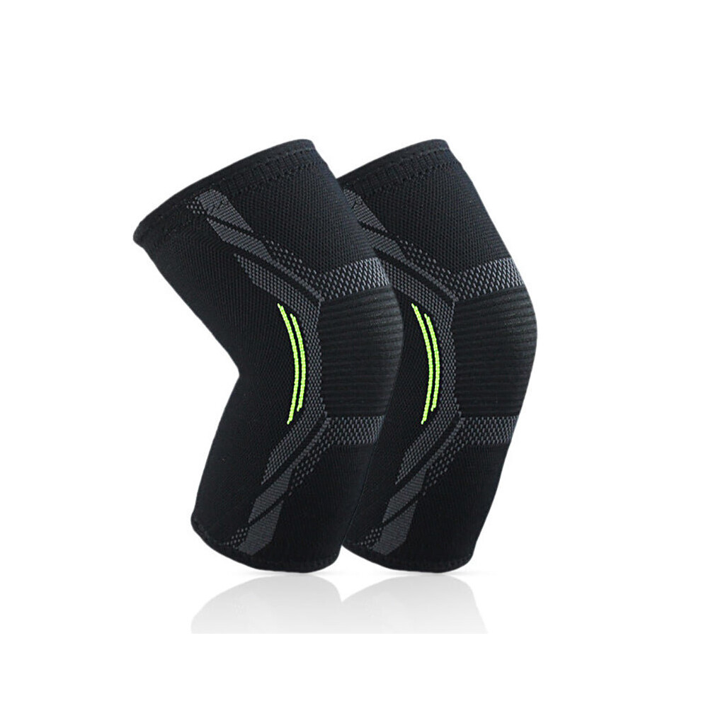 (XL) Elastic Breathable Fitness Knee Pad Support Sports Protection