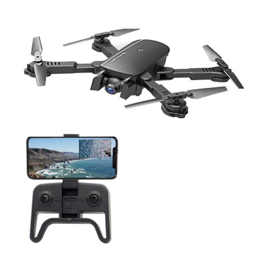 (Black, 1080P) WIFI FPV With 4K Wide Angle Camera Foldable RC Drone Quadcopter RTF 1