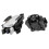 (Black, 1080P) WIFI FPV With 4K Wide Angle Camera Foldable RC Drone Quadcopter RTF 7