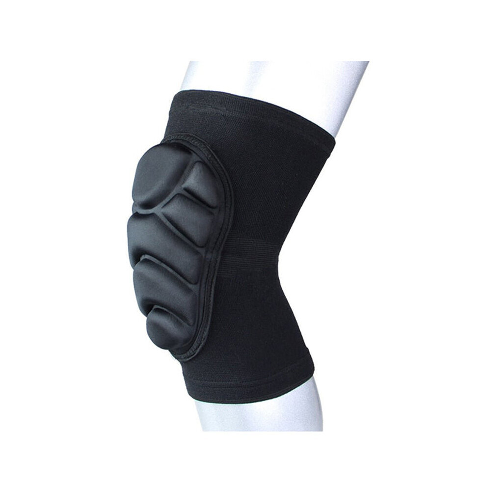 (L) Thicken Outdoor Sports Knee Protective Pad for Basketball Running Etc