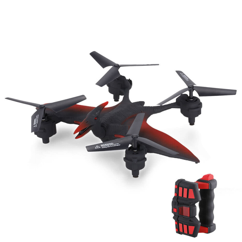 (Black) Wifi FPV Pterosaur RC Quadcopter