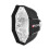 55cm Foldable 8-Pole Octagon Softbox with Soft Cloth Carrying Bag Bowens Mount for Studio Strobe Flash Light 12