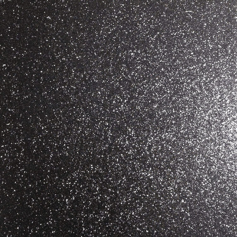 Arthouse Sequin Sparkle Wallpaper Paste The Wall Vinyl Glitter Black
