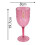Pack of 4 Wine Goblets Pink Aztec Reusable BBQ Summer Party Tableware Camping 3