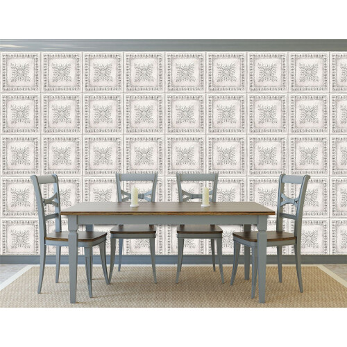 Fine Decor Metal Panel Wallpaper Modern Tile A Street Prints  Fine Decor 1