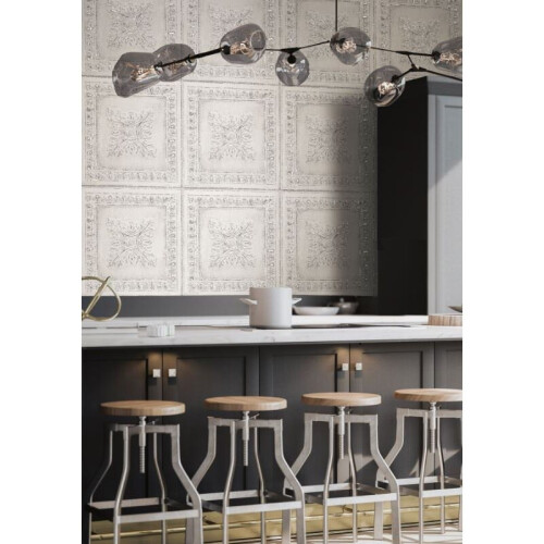 Fine Decor Metal Panel Wallpaper Modern Tile A Street Prints  Fine Decor 2