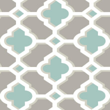 A Street Prints Paste The Wall Wallpaper Quatrefoil Geometric Retro