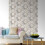 Muriva Muriva Patch Work Geometric Tiles Wallpaper Grey And Gold Vinyl Paste The Wall 2
