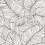 Grandeco Black White Leaf Wallpaper Grandeco Paste The Wall Textured Vinyl 1
