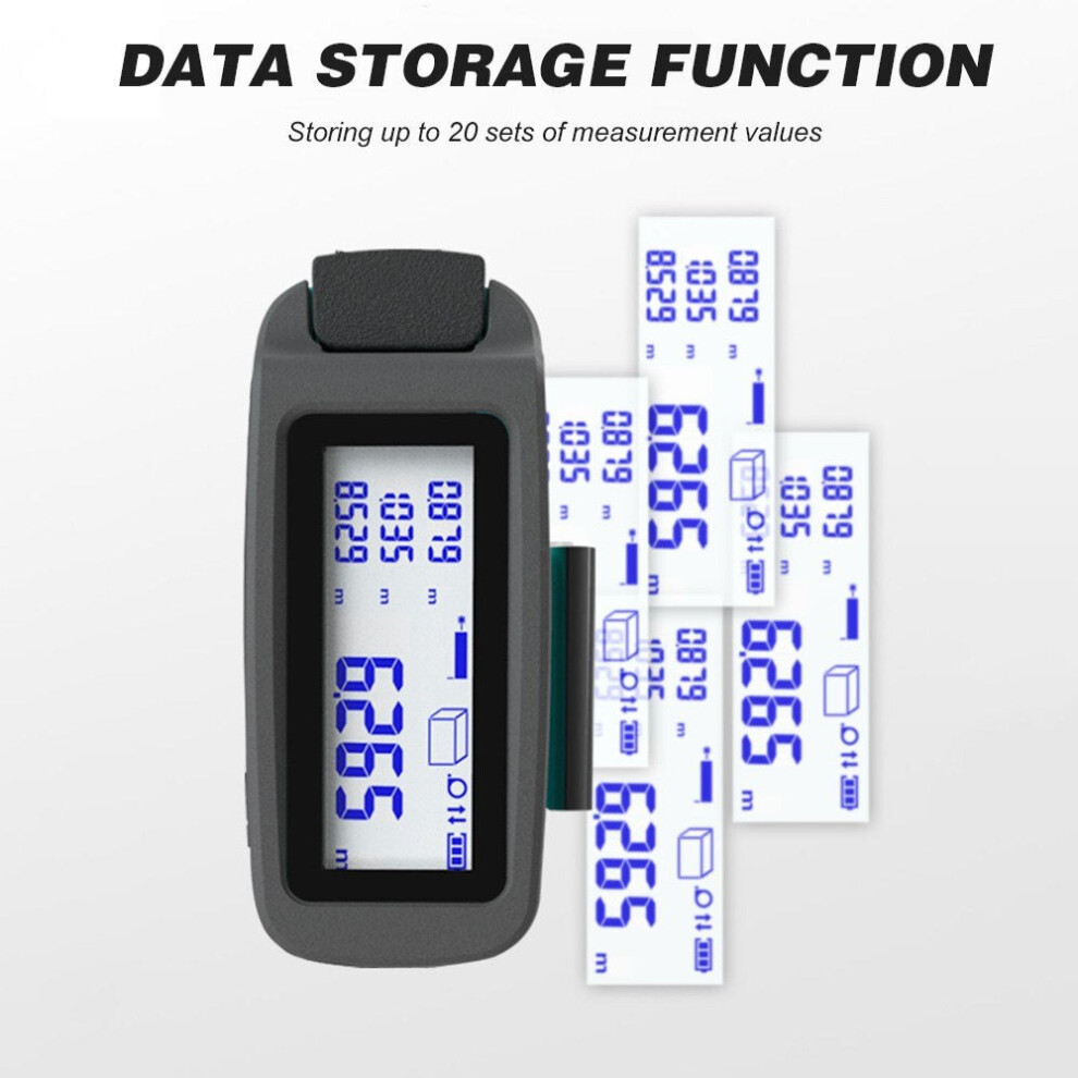 (30m / 98ft) 3-in-1 Digital Laser Measure Tape Power Distance Meter 131ft Measurer