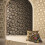 Versace Versace Plate Metallic Wallpaper White Gold Vinyl Paste Wall Textured 2