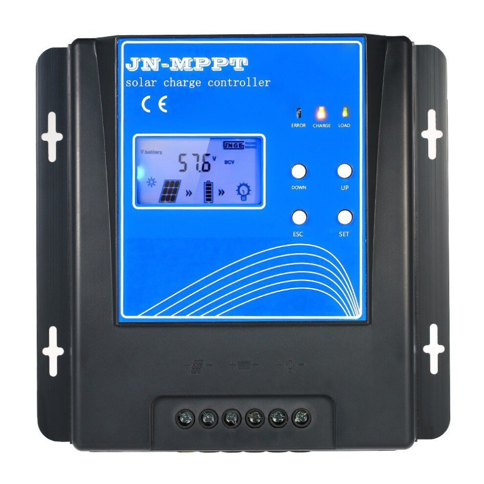 (12V, 10A) MPPT Solar Charge Controller 12V/24V/48V Automatic Identification Battery Charging Regulator