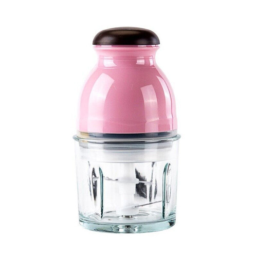 (EU Plug) Portable Mini Meat Grinder 600ML Electric Vegetable Fruit Blender 2