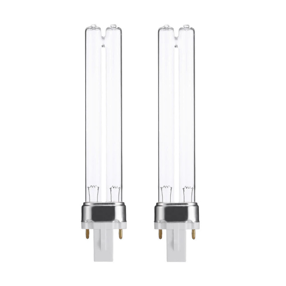 9W Base Aquarium Fish Tank UV Sterilizer Purifier Bulbs 2PCS