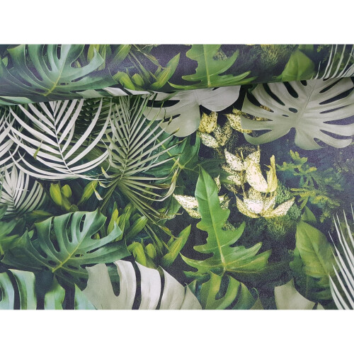 AS Creation 3D Effect Tropical Palm Leaf Wallpaper Green Beige Vinyl Paste Wall A.S Creation 1