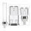 9W Base Aquarium Fish Tank UV Sterilizer Purifier Bulbs 2PCS 12