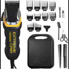 Wahl Extreme Grip Pro Hair Clippers & Head Shaver 10 Attachment Combs