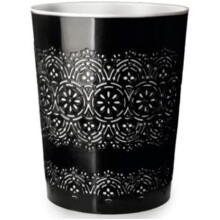(BLACK) 9 L FLORA PAPER BIN OFFICE KITCHEN BEDROOM COLOUR