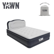 YAWN Air Bed (Double) Self-inflating motorised luxury air bed with built-in headboard.