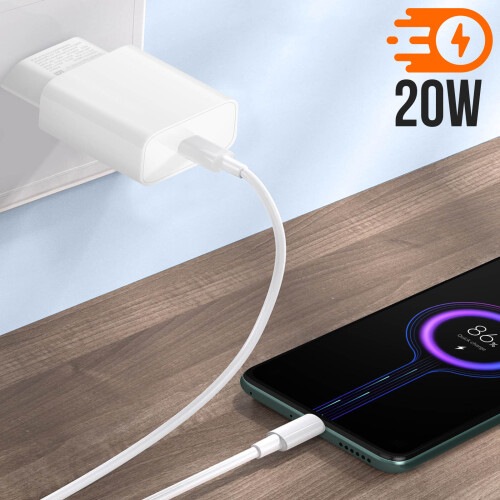 Xiaomi Charger USB-C 20W Secure Quick Charge Original Xiaomi AD201EU white 2