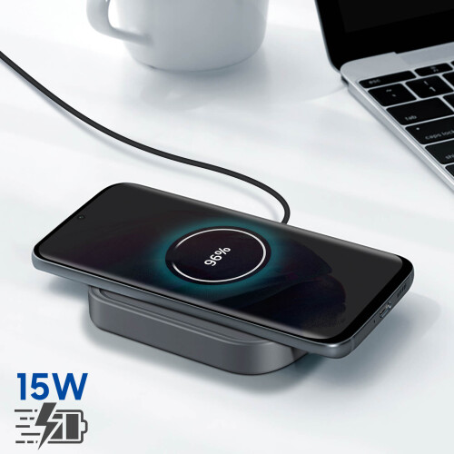 Samsung Wireless Quick Charger Pad mit Netzteil, 15 W - Schwarz 2