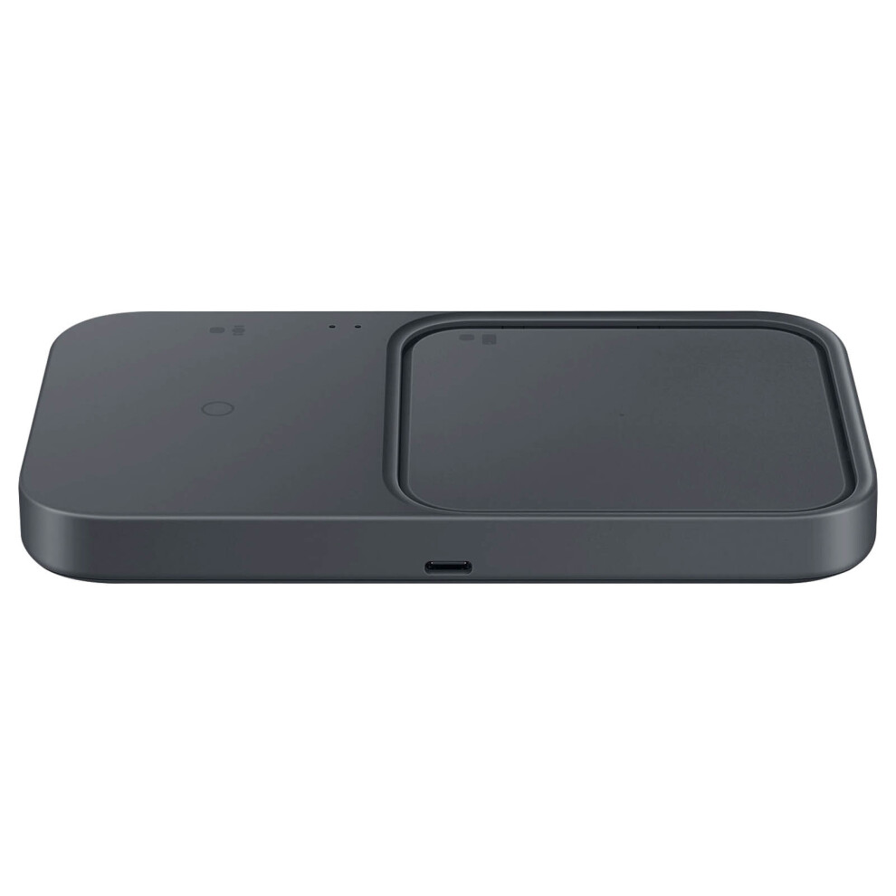 Original Qi Wireless Charger 15W Dual Stand For Samsung Ep-P5400 Black 8806092978539